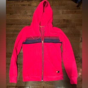 Red Aviator Nation zip hoodie